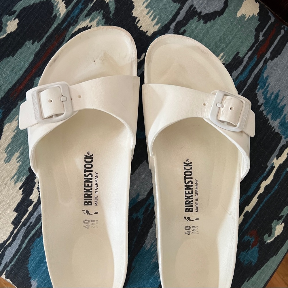 Birkenstock white Madrid Eva rubber sandals - Picture 3 of 5